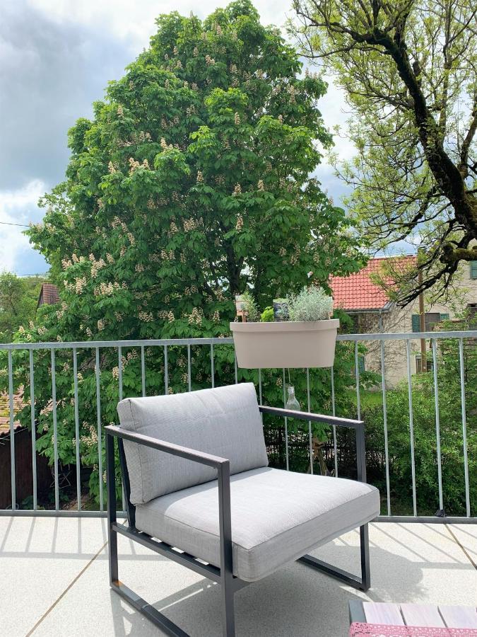 Fe Wo Brunnen - 120 Qm - Ruhige Lage - Viel Natur- Komfortabel - Grosser Balkon Und Garten Мемминген Экстерьер фото
